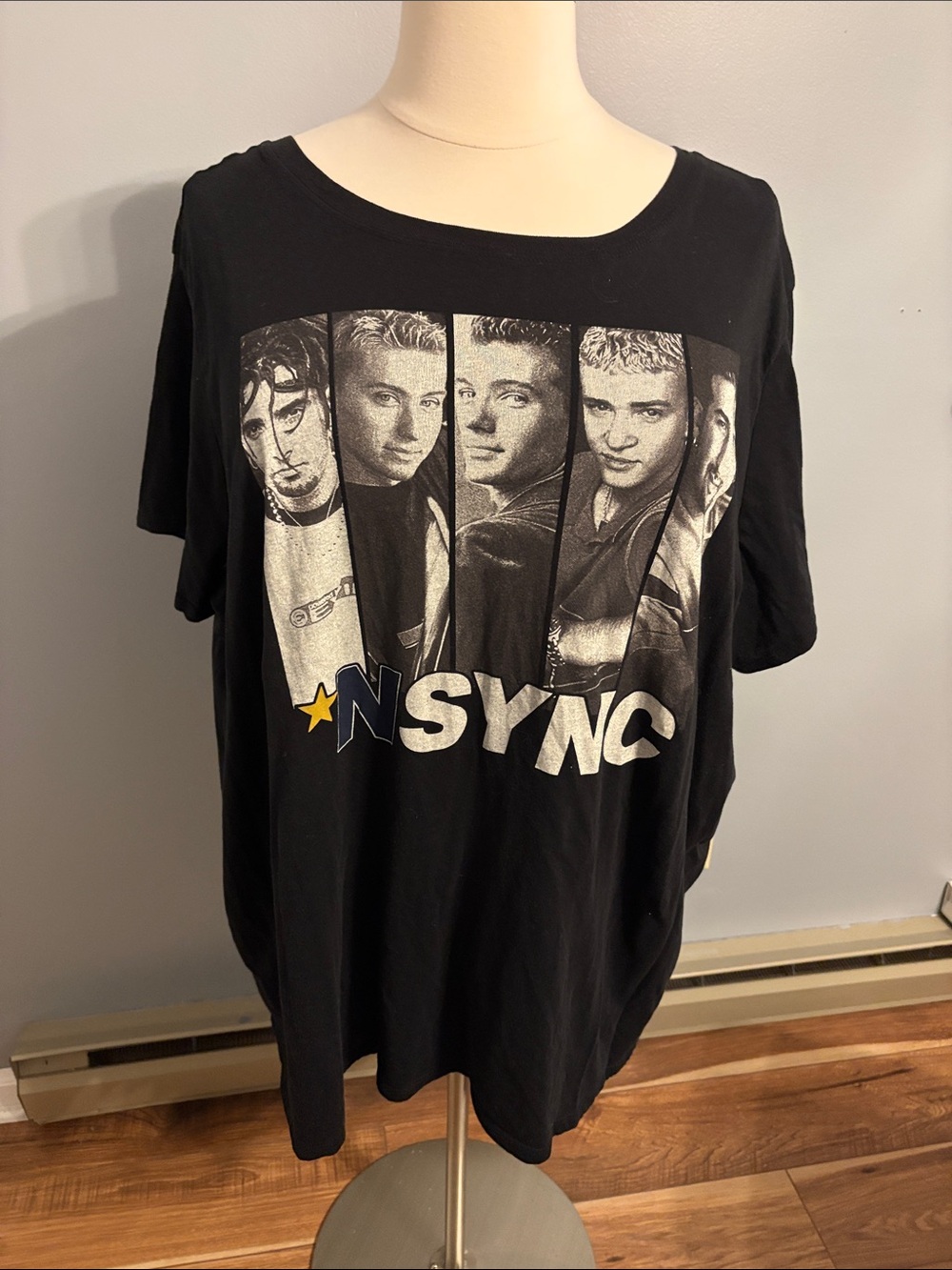 NSYNC Black Graphic Short Sleeve Tee